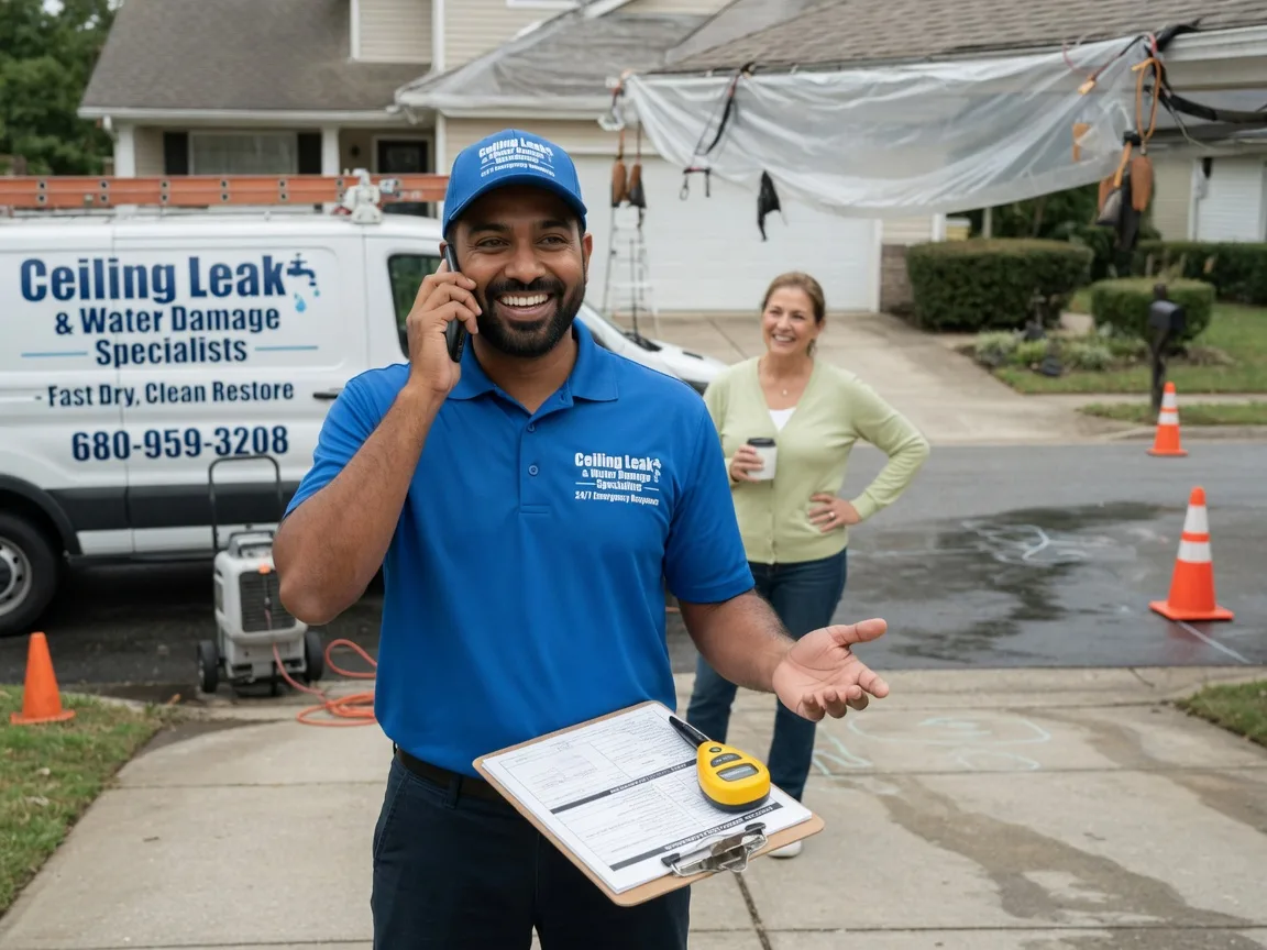 Ceiling Leak Cleanup Bergenfield, NJ FAQs